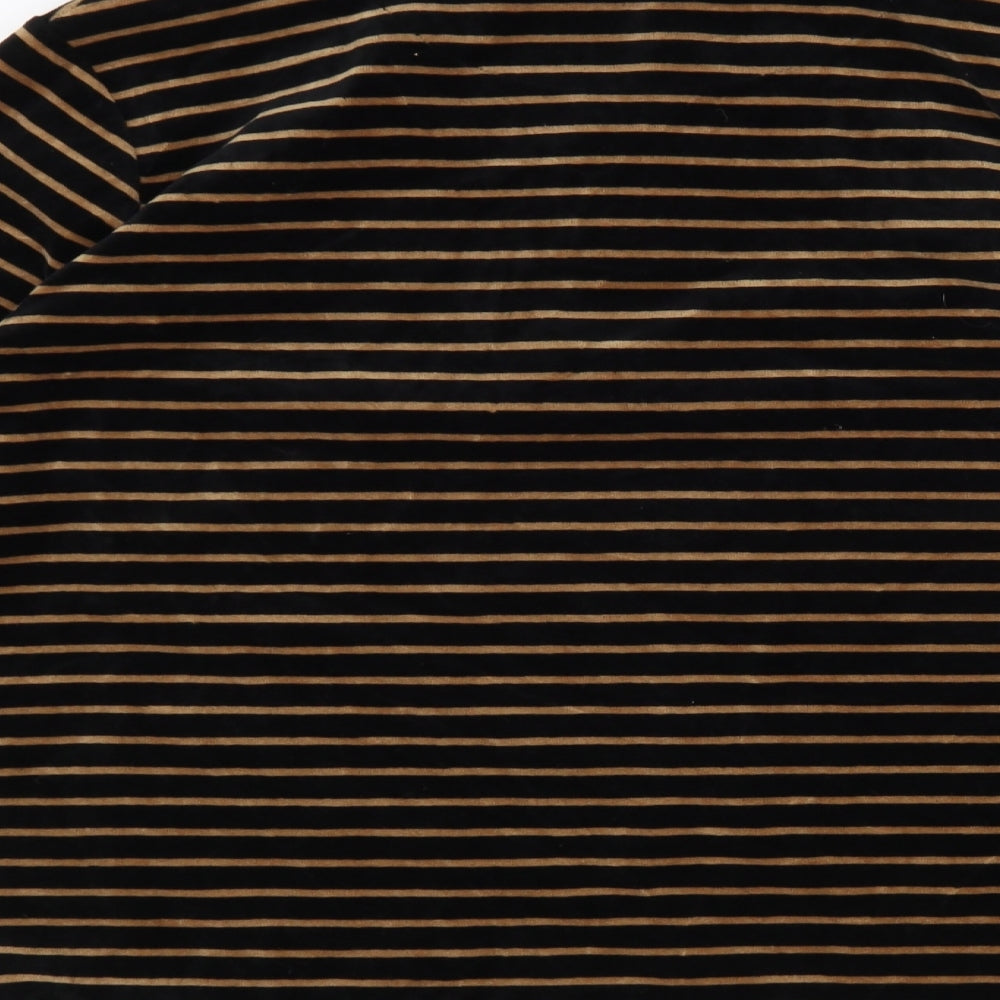 Tigi Womens Multicoloured Striped Cotton Pullover Sweatshirt Size 22