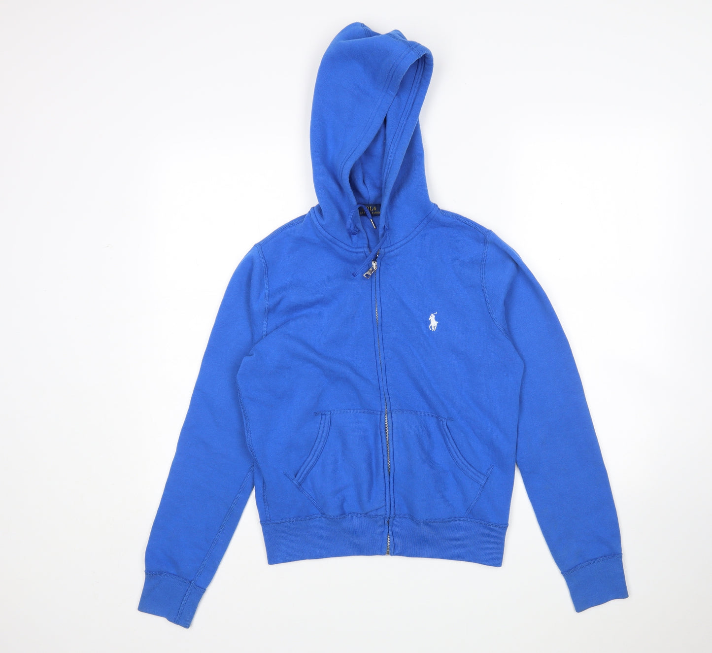 Polo Ralph Lauren Womens Blue  Polyester Full Zip Hoodie Size M