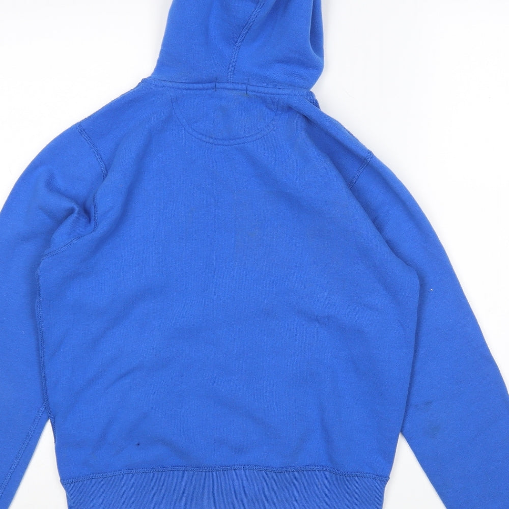 Polo Ralph Lauren Womens Blue  Polyester Full Zip Hoodie Size M