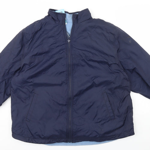 essence Womens Blue   Rain Coat Coat