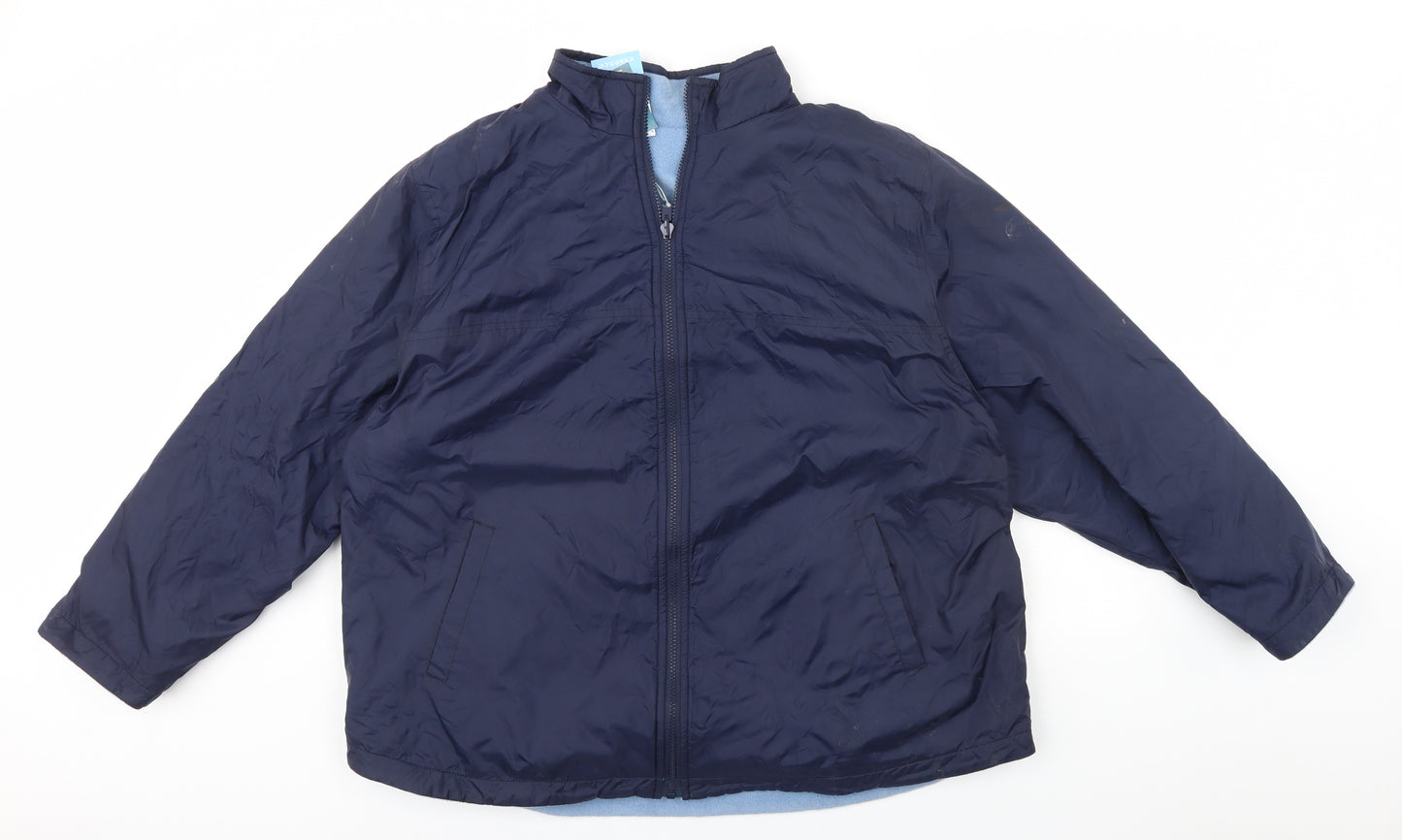 essence Womens Blue   Rain Coat Coat