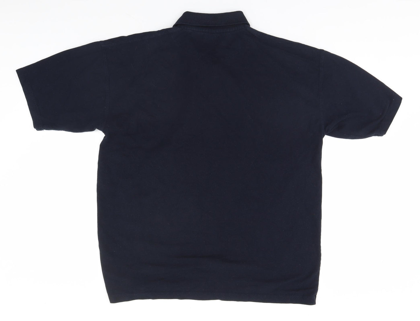 Orn Clothing Mens Blue  Polyester  Polo Size XL Collared