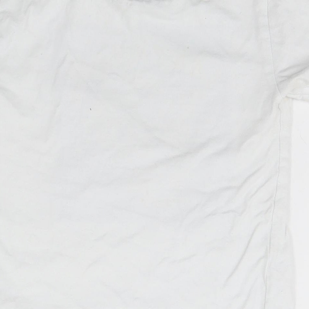 NEXT Boys White  Cotton Basic T-Shirt Size 2-3 Years Round Neck  - Snoopy, Legendary