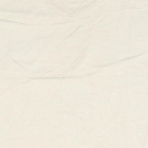 AMARANTO Womens Green  Viscose Basic T-Shirt Size 16 V-Neck