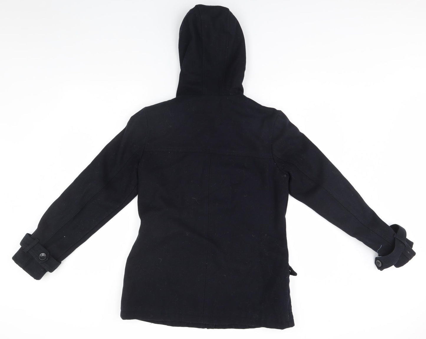 Preworn Womens Blue   Overcoat Coat Size 8