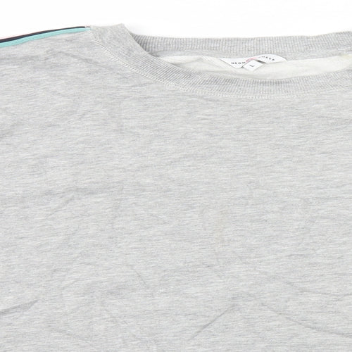Neon Sheep Mens Grey Round Neck  Cotton Pullover Jumper Size L
