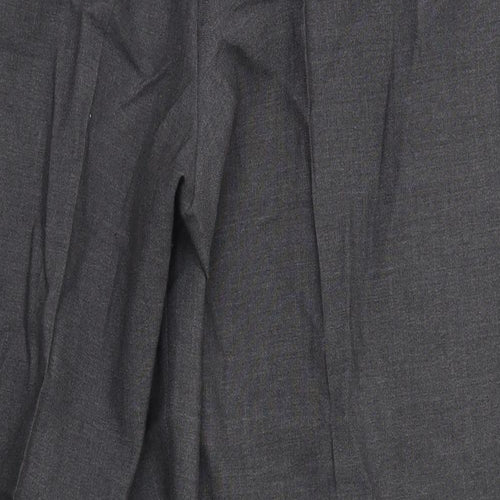 Preworn Mens Grey  Polyester Trousers  Size 36 L28 in Regular
