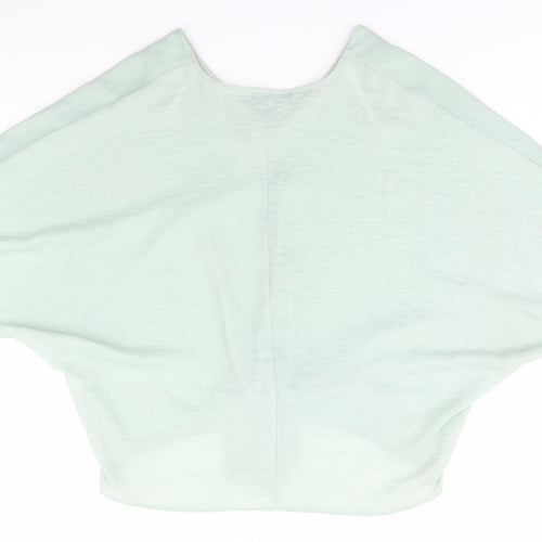 Primark Womens Green  Polyester Basic Blouse Size 18 V-Neck