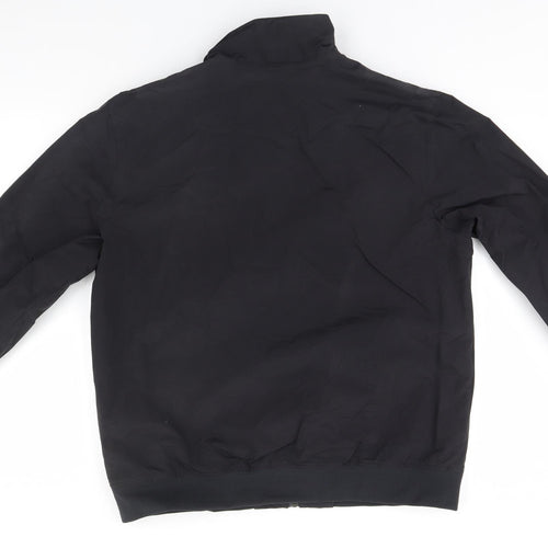 Fred Perry Mens Black   Rain Coat Coat Size L