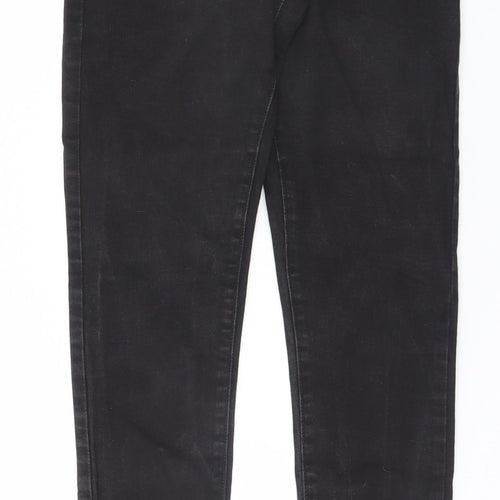 Denim & Co. Womens Black  Cotton Skinny Jeans Size 10 L30 in Regular