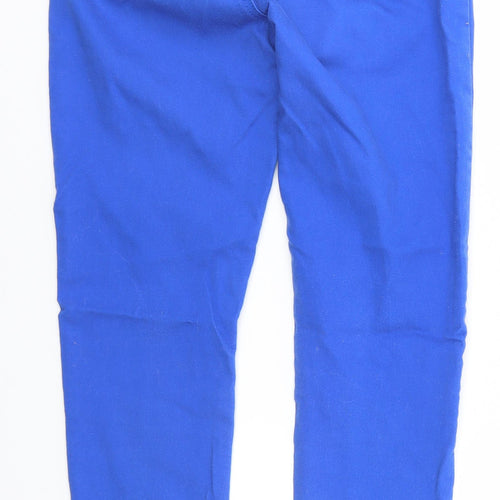 Jeans Womens Blue  Cotton Straight Jeans Size 10 L27 in Regular