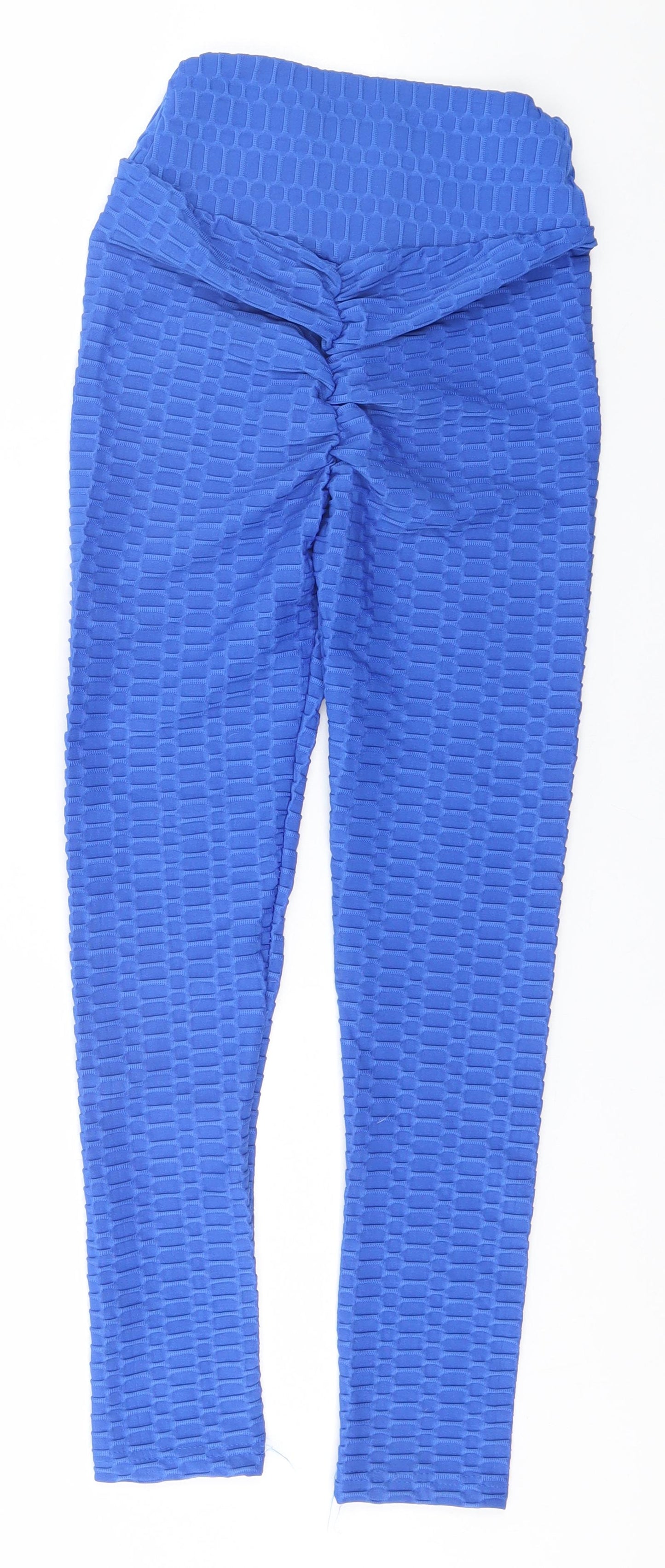 Preworn Womens Blue  Cotton Trousers  Size M L23 in Regular