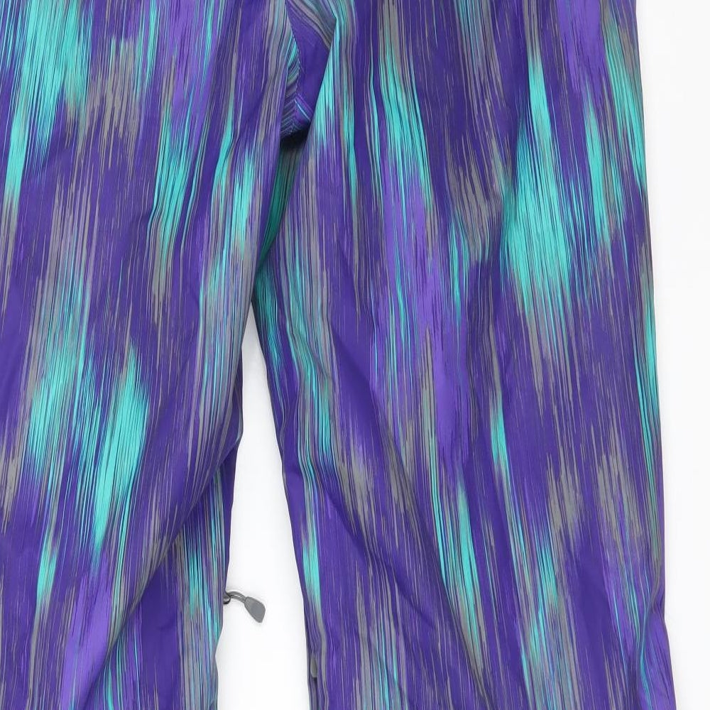 AQUABASE Womens Multicoloured Fair Isle Polyester Trousers  Size M L32 in Regular