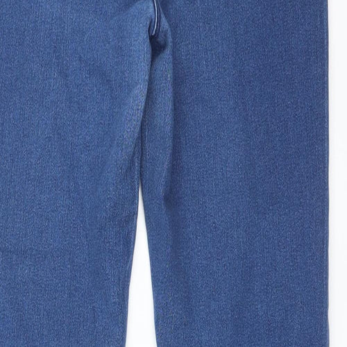 M&Co Womens Blue  Cotton Jegging Jeans Size 10 L29 in Regular