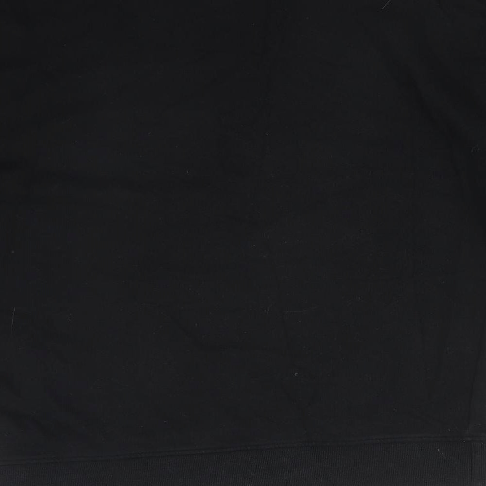 New Look Womens Black  Cotton Pullover Sweatshirt Size 8   - BE KIND THINK KIND STAY KIND