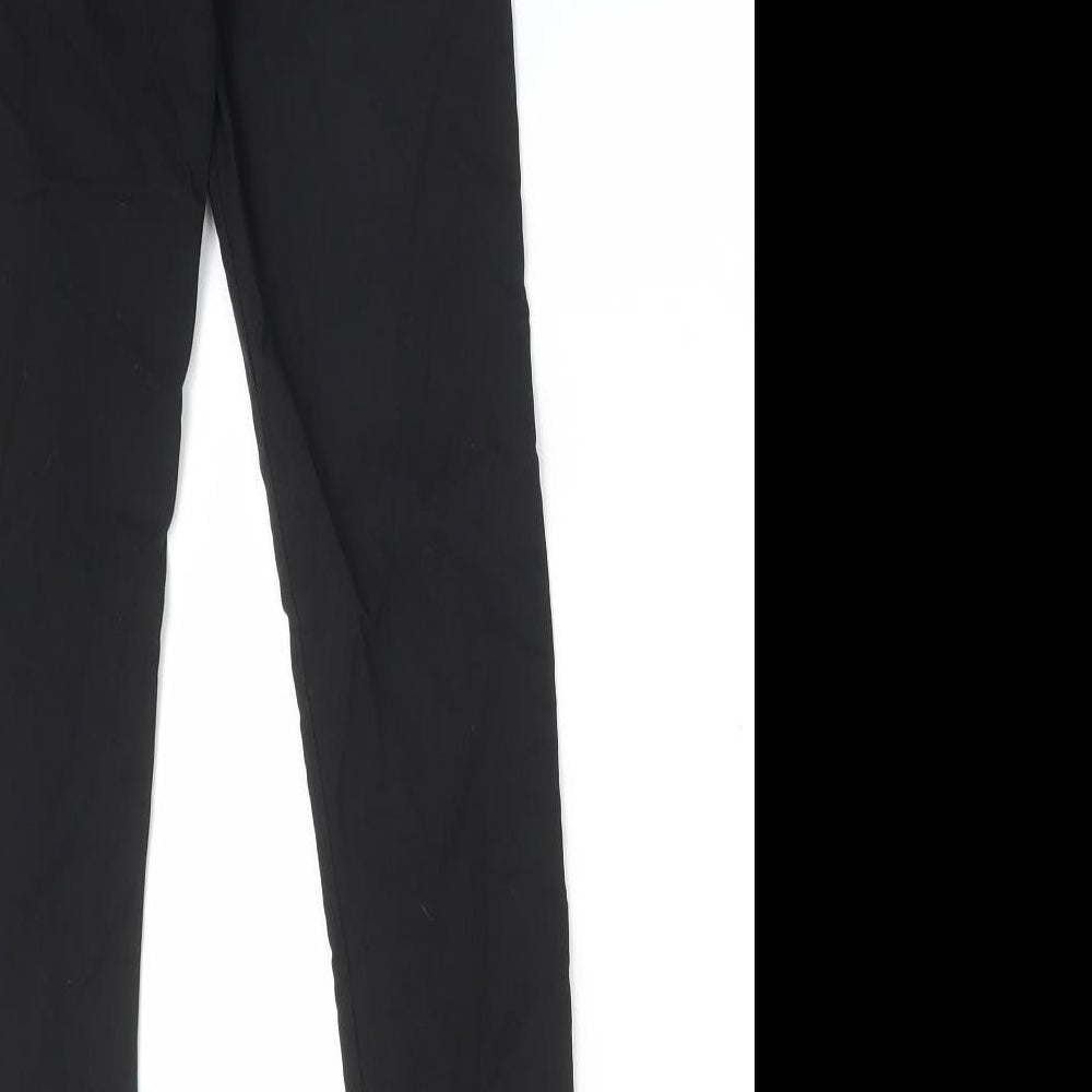 Reverse Girls Black  Polyester Dress Pants Trousers Size 11-12 Years  Regular