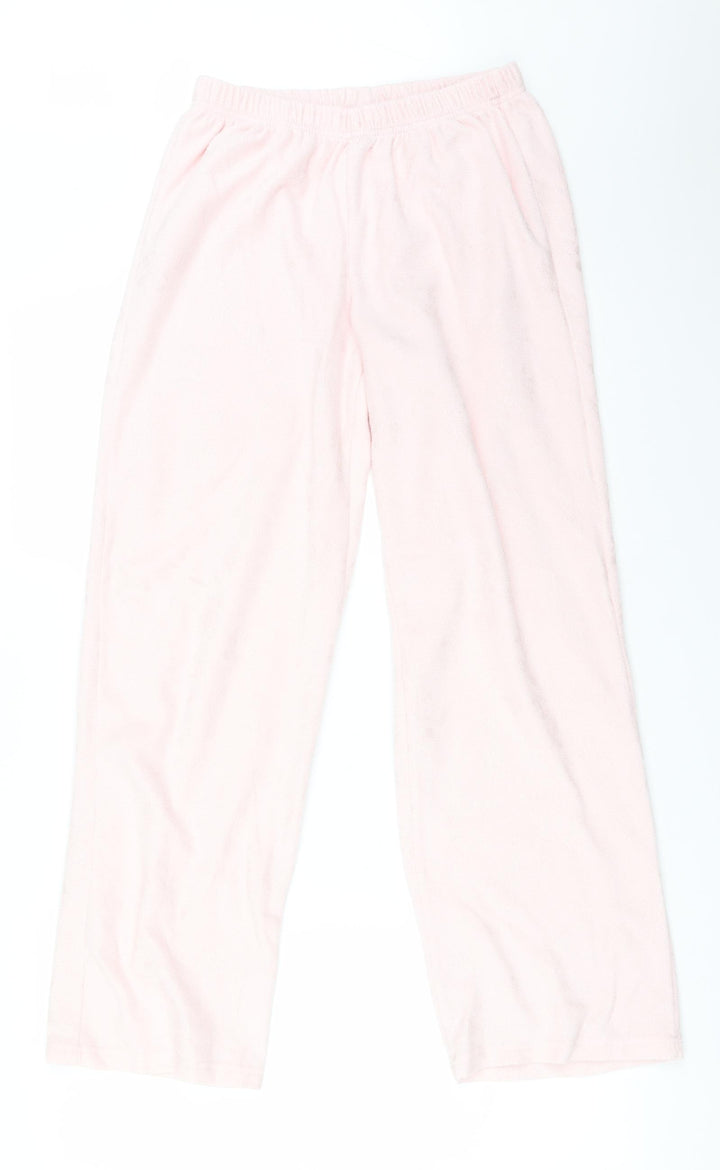 Disney Womens Pink Floral Polyester  Pyjama Pants Size 6
