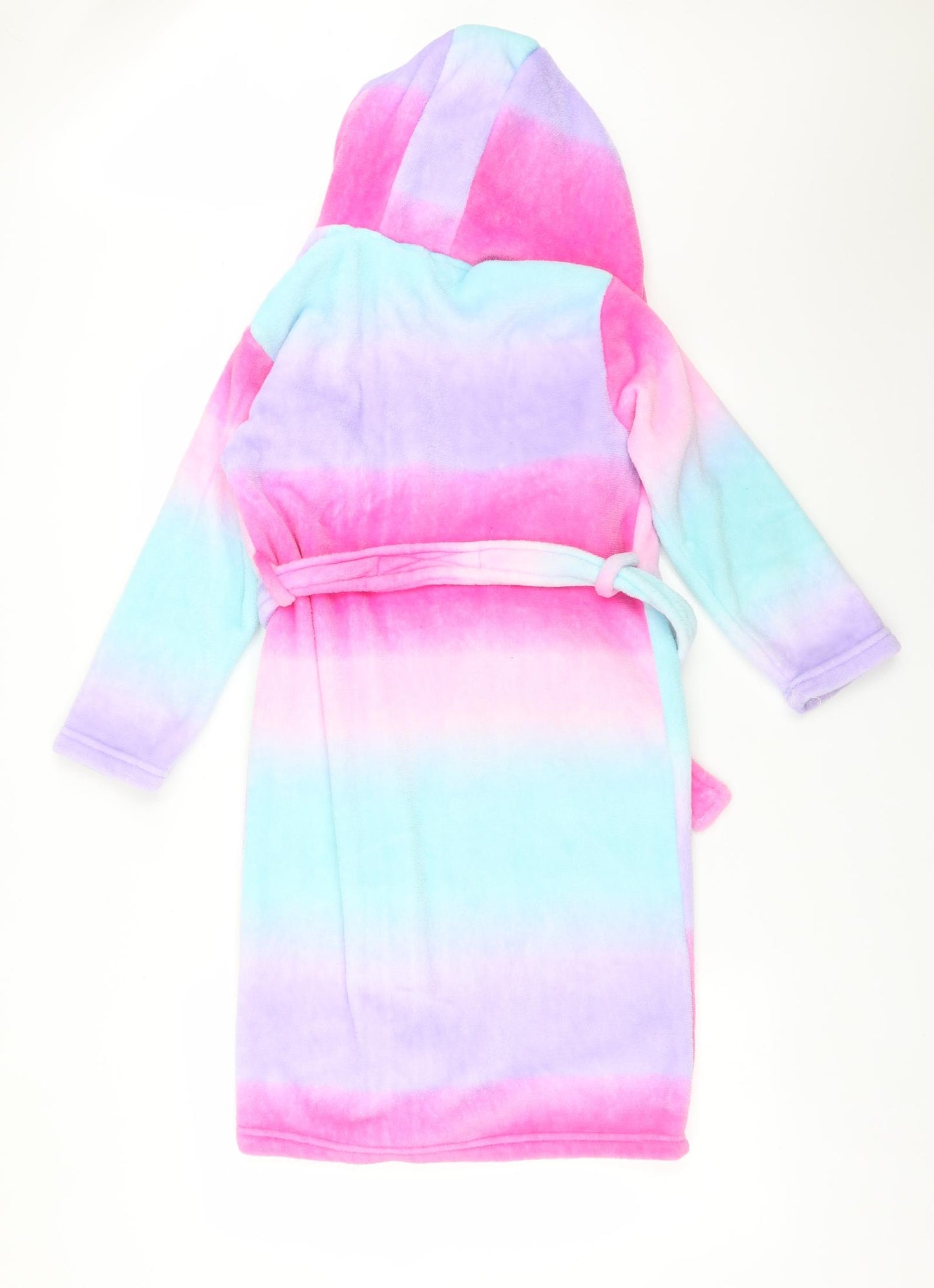 TESCO Girls Multicoloured Solid Polyester  Robe Size 9-10 Years
