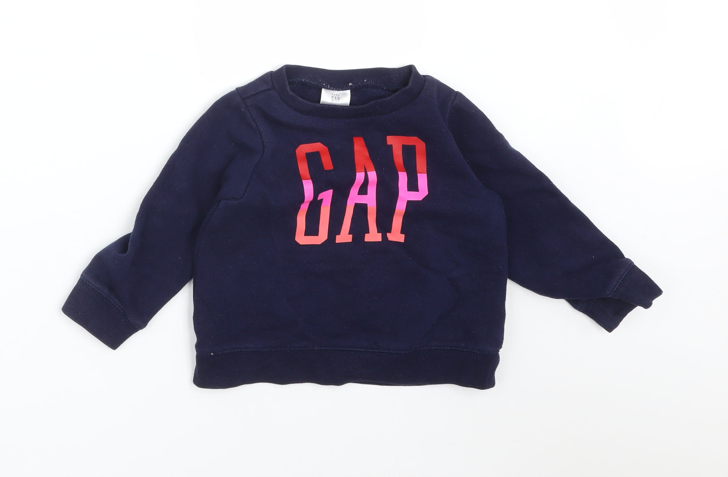 Gap Boys Blue  Cotton Pullover Sweatshirt Size 3 Years