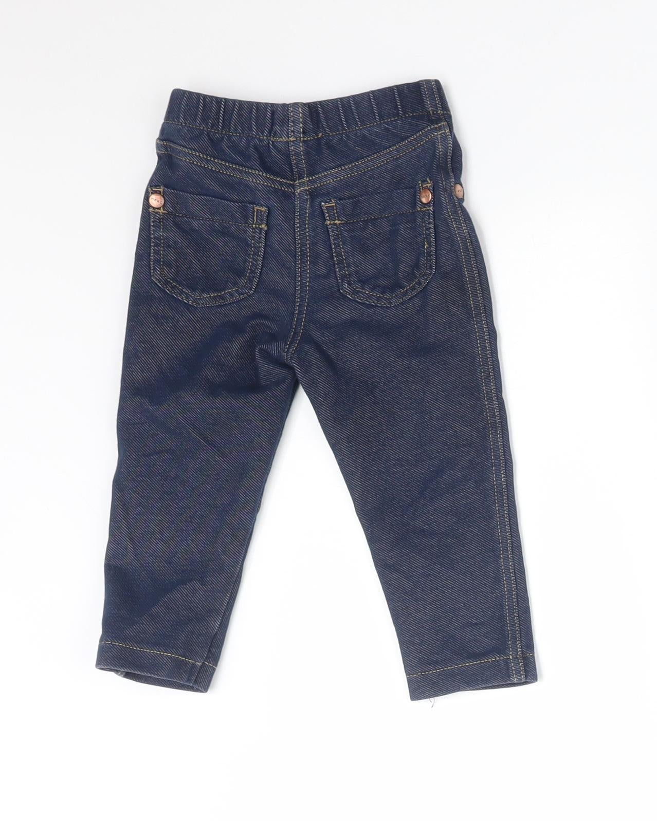 NEXT Baby Blue  Cotton  Jeans Size 9-12 Months