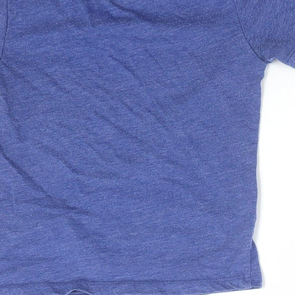 H&M Boys Blue  Cotton Basic T-Shirt Size 24 Months Round Neck  - STAR WARS