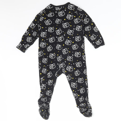 George Baby Multicoloured Animal Print Cotton Babygrow One-Piece Size 9-12 Months   - CHILDREN IN NEED