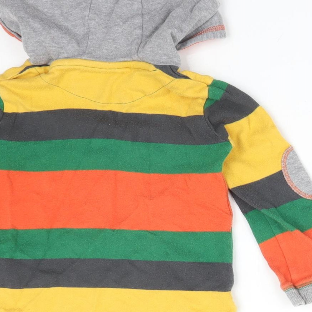George Baby Multicoloured Striped Cotton Pullover Jumper Size 18-24 Months   - TIGGER