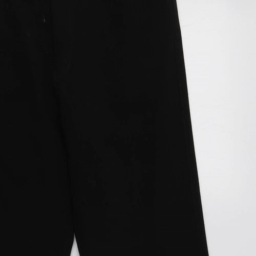 Peter Werth Mens Black  Polyester Dress Pants Trousers Size 34 L32 in Regular