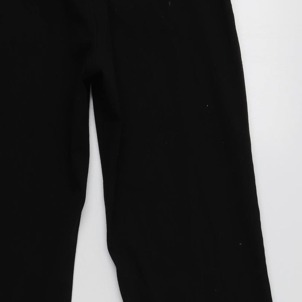 Peter Werth Mens Black  Polyester Dress Pants Trousers Size 34 L32 in Regular