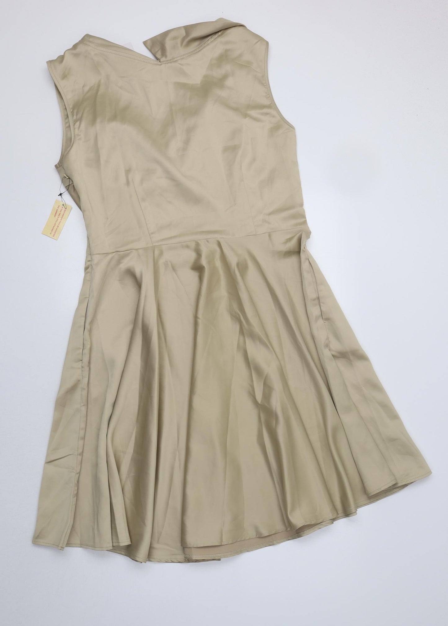 Lindy Bop Womens Gold  Polyester Fit & Flare  Size 16 Sweetheart
