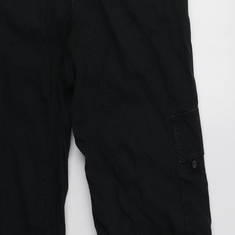 NEXT Mens Green  Cotton Cargo Trousers Size 32 L31 in Regular