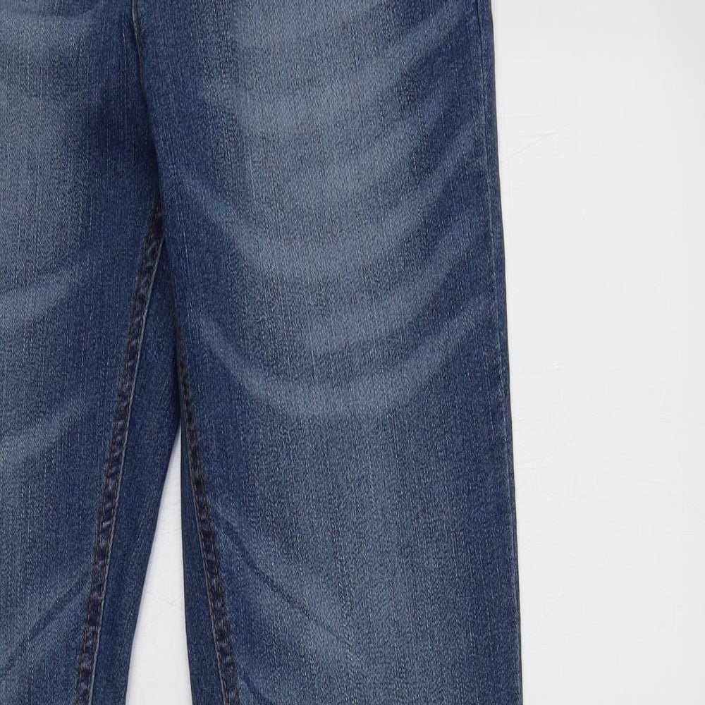 John Baner Womens Blue  Cotton Skinny Jeans Size 14 L32 in Regular