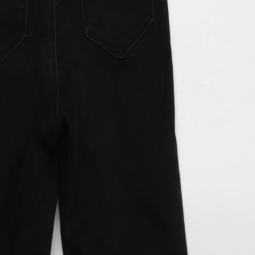 Missguided Womens Black  Cotton Skinny Jeans Size 8 L26 in Regular