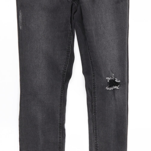 / Denim Womens Black  Cotton Skinny Jeans Size 12 L29 in Regular