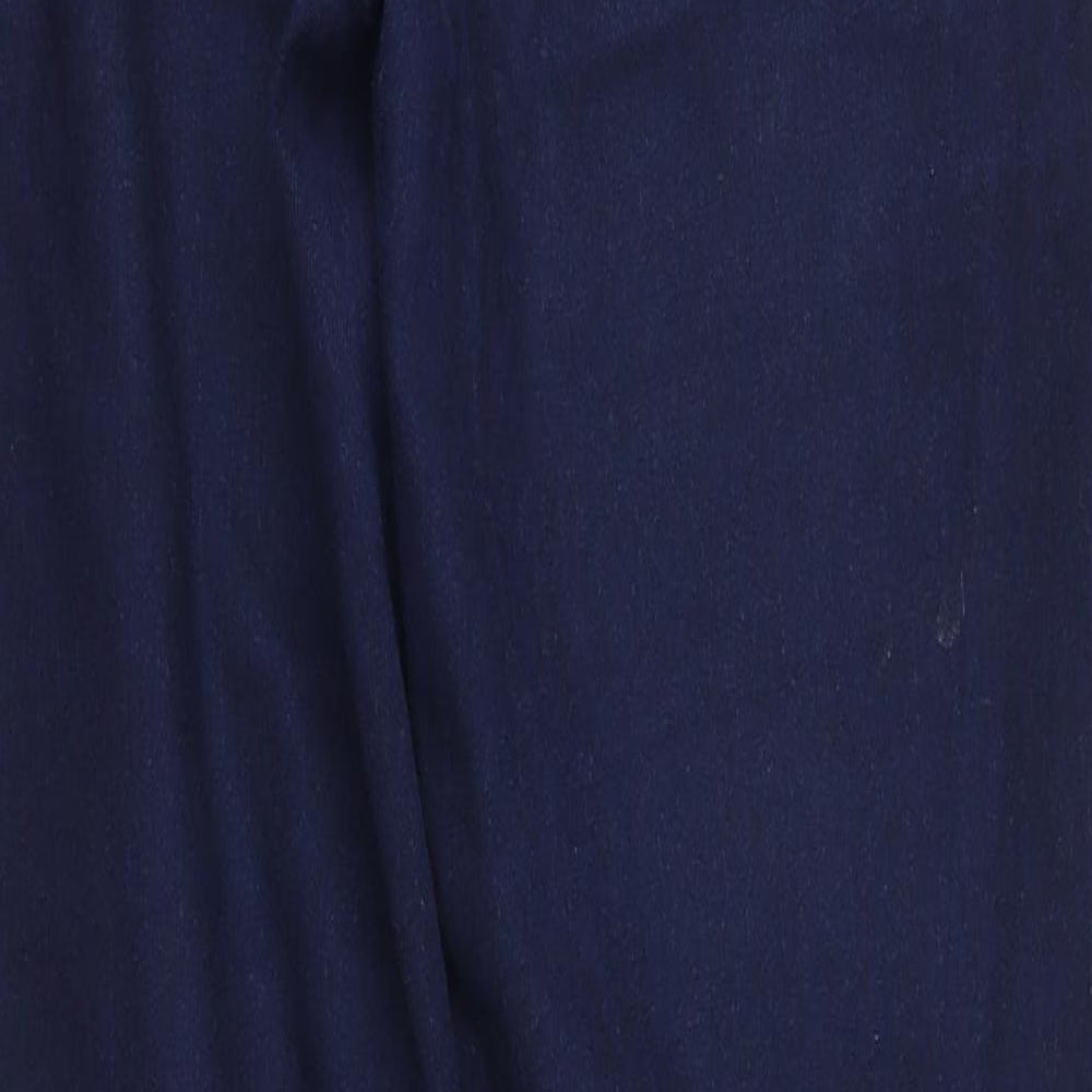 Phase Eight Womens Blue   Jegging Jeans Size 12 L30 in Regular  - Soft Feel Seamed Ankles Side Zip
