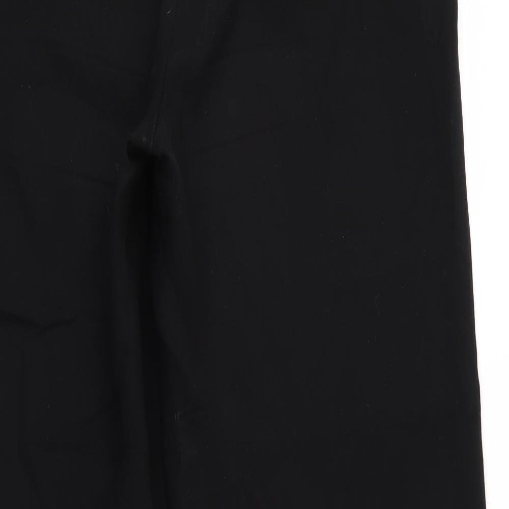 Next Tailoring Womens Black  Polyester Trousers  Size 14 L30 in Regular