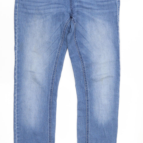Denim Co Womens Blue  Cotton Skinny Jeans Size 10 L30 in Regular