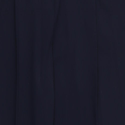 Marks and Spencer Womens Blue  Polyester Trousers  Size 18 L31 in Regular