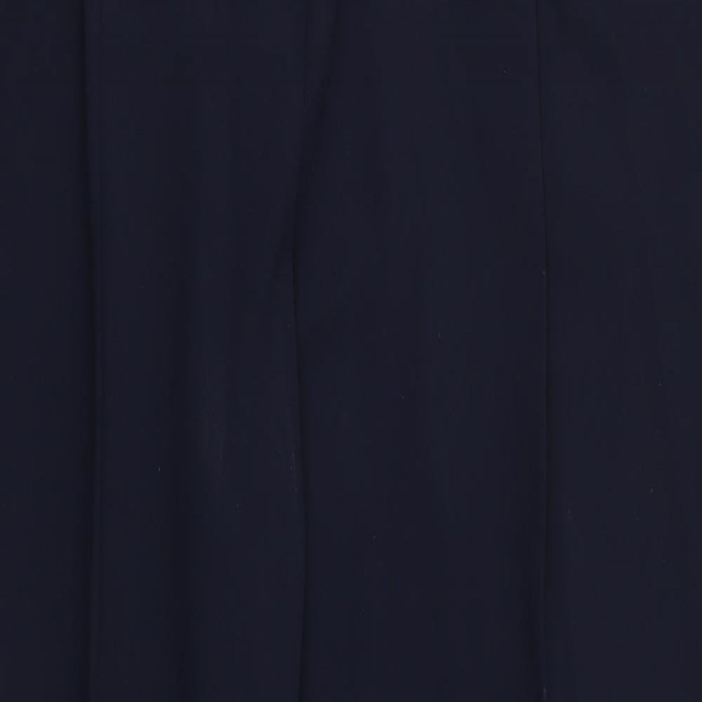 Marks and Spencer Womens Blue  Polyester Trousers  Size 18 L31 in Regular