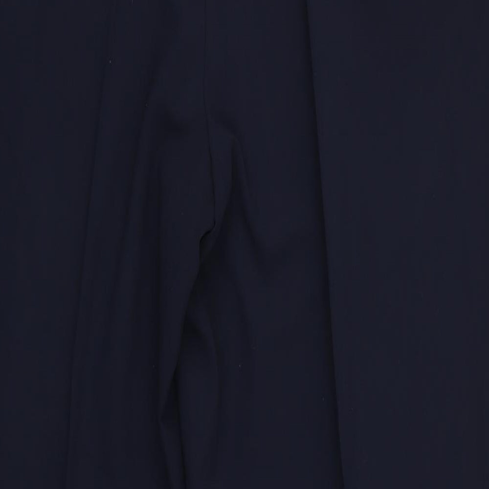 Marks and Spencer Womens Blue  Polyester Trousers  Size 18 L31 in Regular