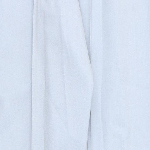 ara Womens Blue  Polyester Trousers  Size 18 L30 in Regular  - Pale Blue Raised front & back seams Short out ankle vents