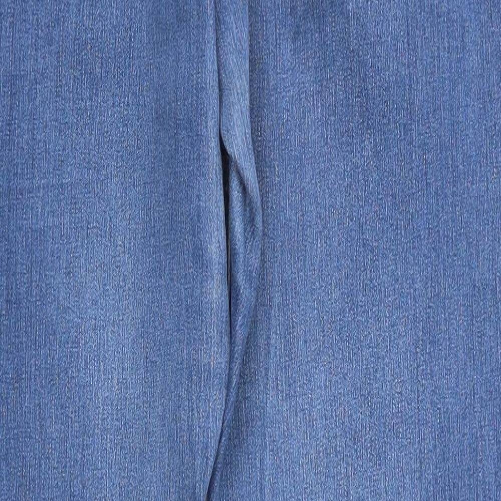 George Womens Blue  Cotton Skinny Jeans Size 12 L28 in Regular