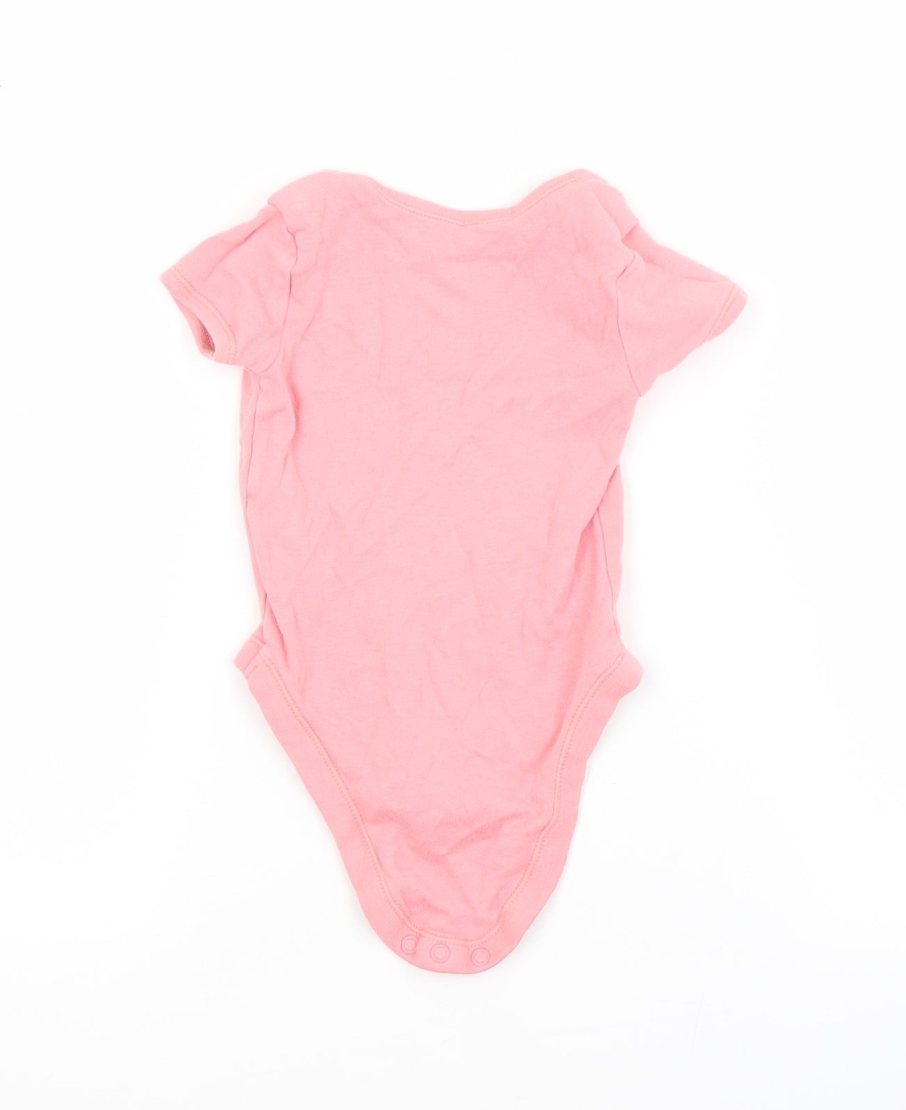 George Baby Pink  Cotton Babygrow One-Piece Size 6-9 Months