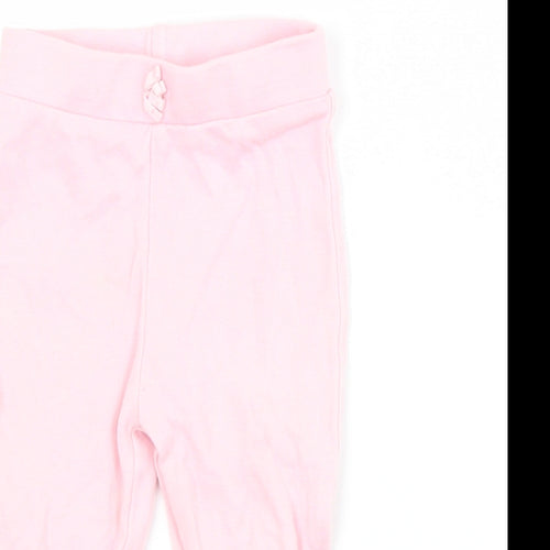 George Baby Pink  Cotton Capri Trousers Size 3-6 Months