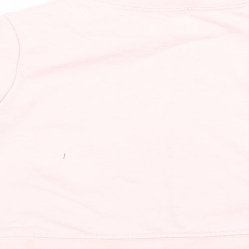 Kyle & Deena Girls Pink  Cotton Pullover Jumper Size 0-3 Months