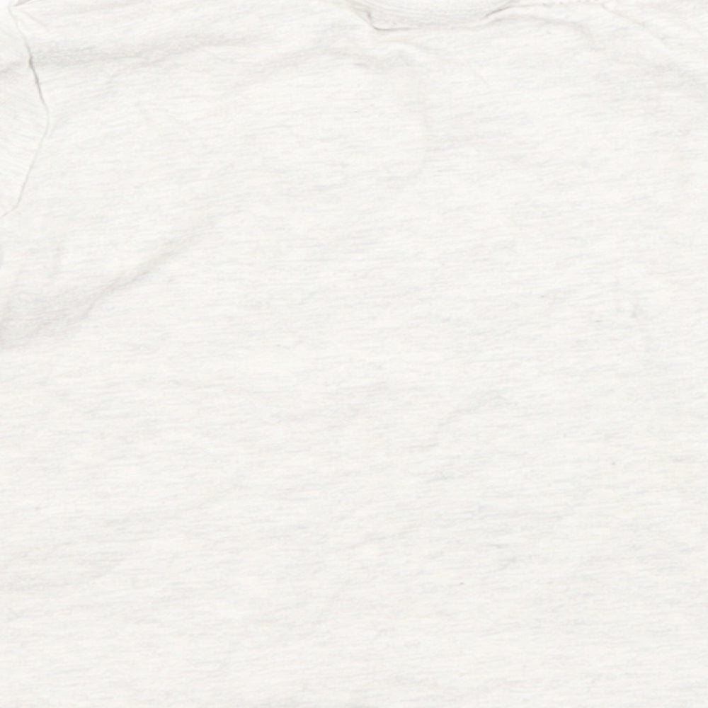 F&F Baby Grey  Cotton Basic T-Shirt Size 9-12 Months Crew Neck