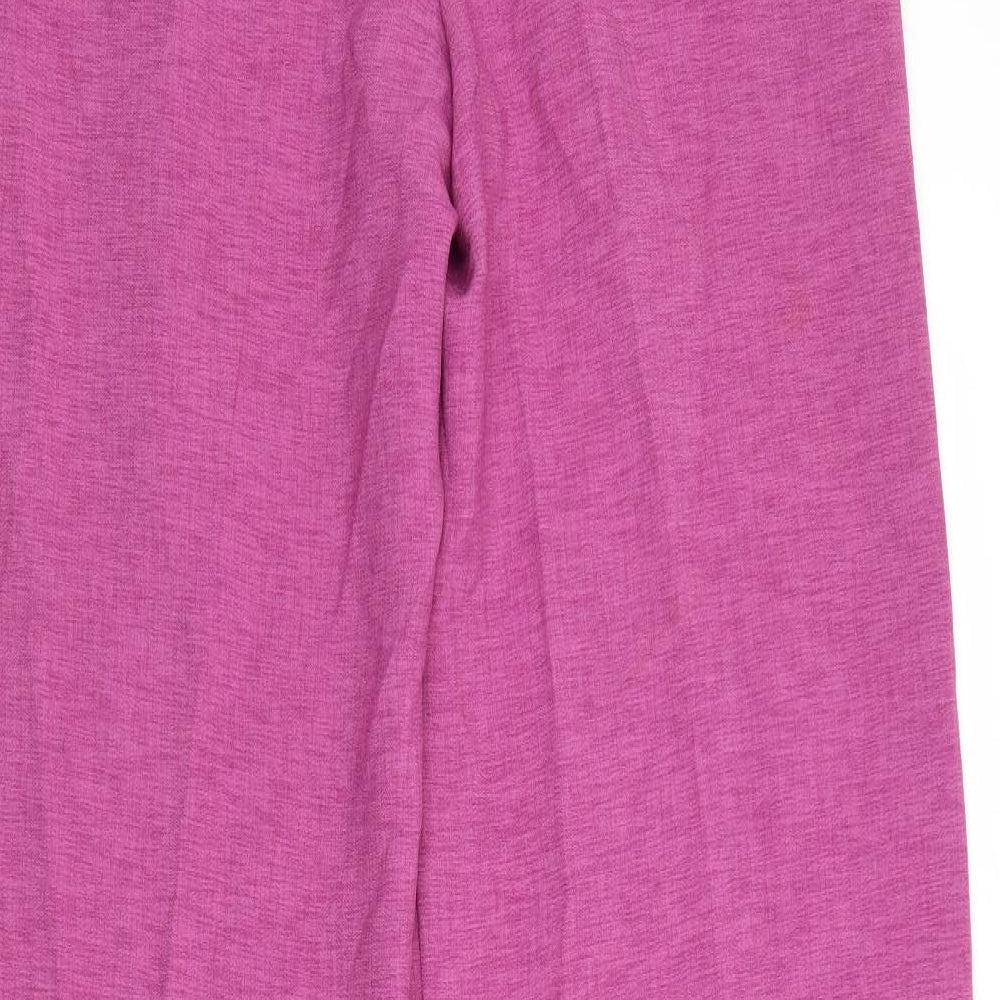 ASOS Womens Purple  Polyester Trousers  Size 6 L34 in Regular