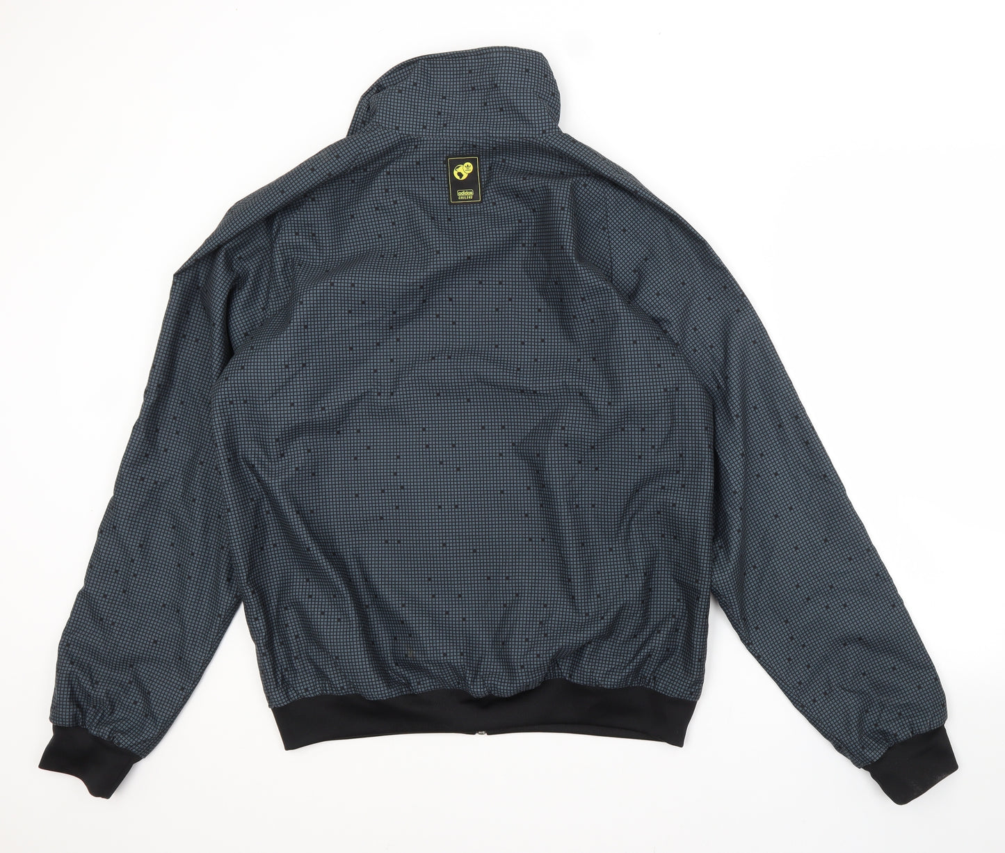 adidas Mens Blue Check  Jacket  Size L