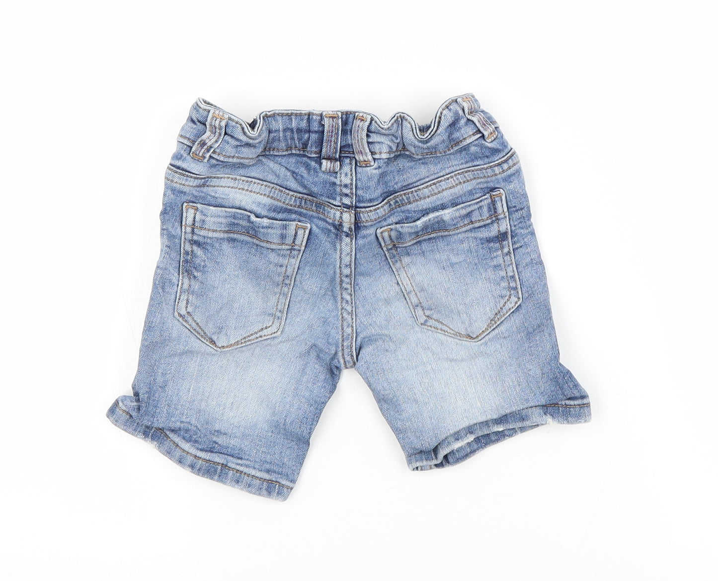 NEXT Girls Blue  Cotton Cut-Off Shorts Size 3 Years  Regular