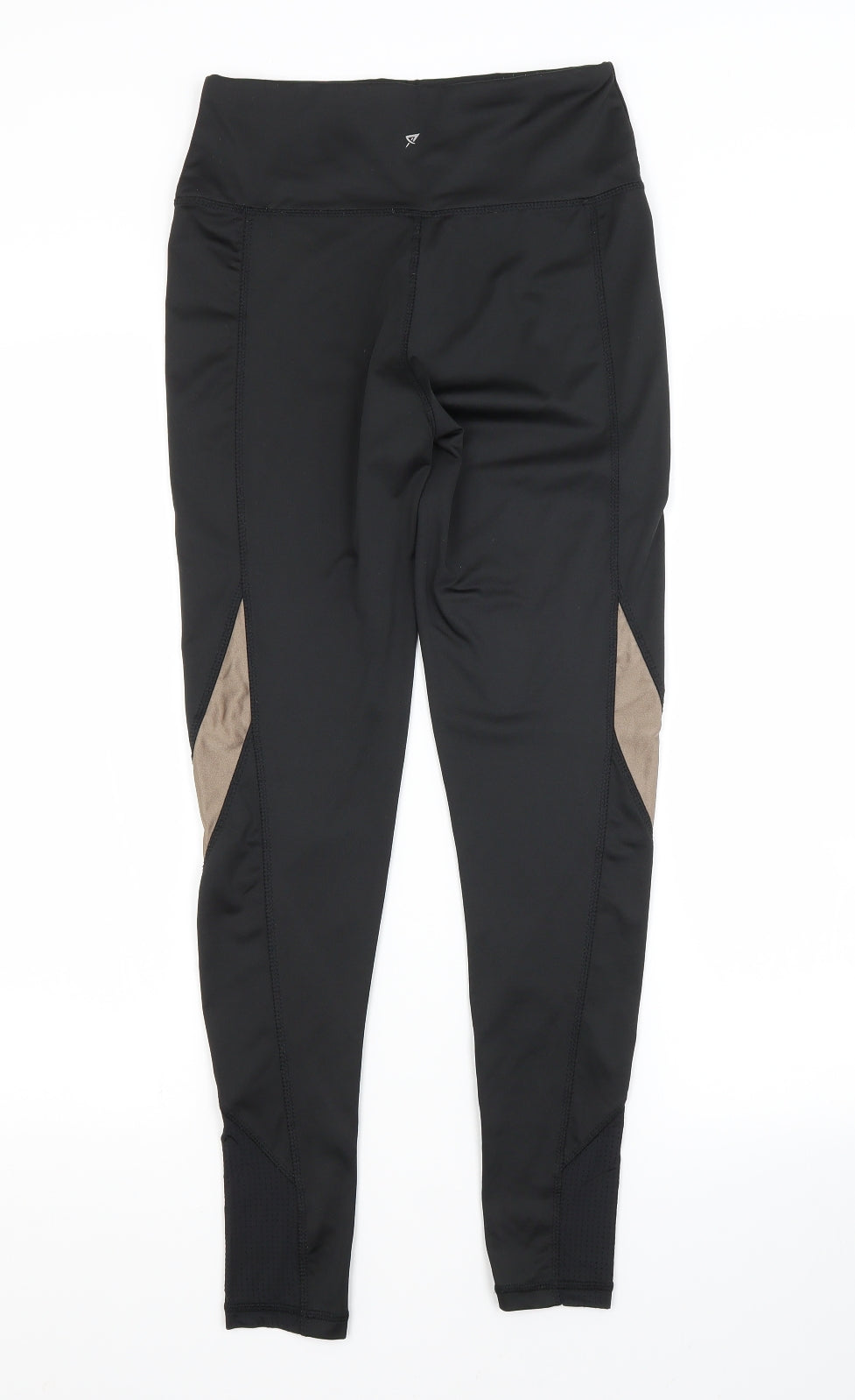Primark Womens Black  Polyester Compression Leggings Size 6 L26 in Regular
